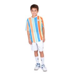 Vaikiški teniso marškinėliai Bidi Badu Paris V-Neck T-Shirt Junior