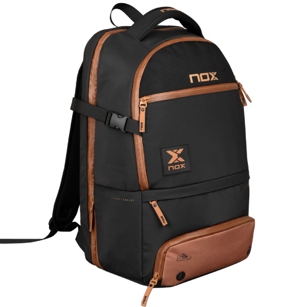 Padelio kuprinė NOX  LUXURY OPEN SERIES Black/brown, 30L