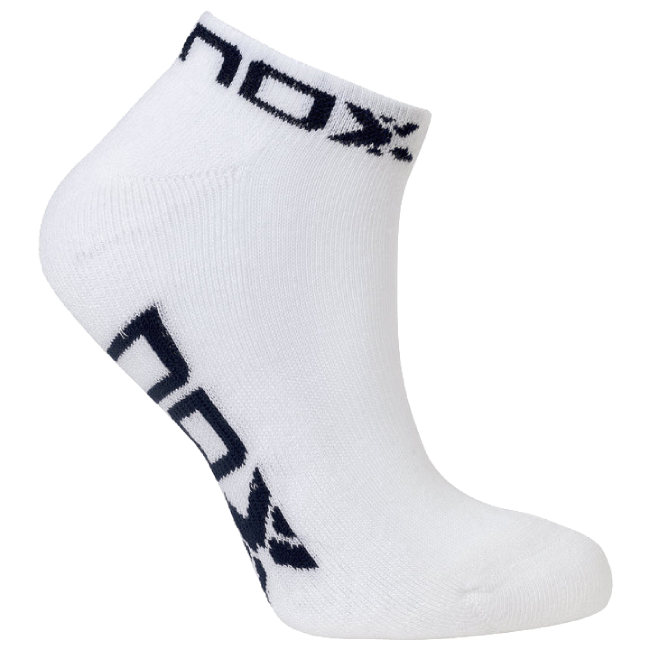Kojinės NOX Sneaker Performance socks, white/blue, 35-39