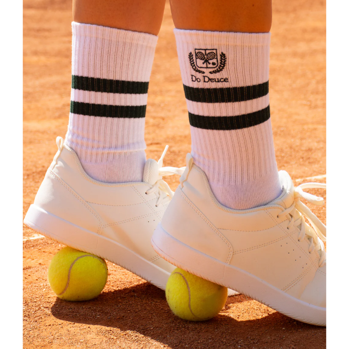 Moteriškos kojinės Do Deuce White striped Socks