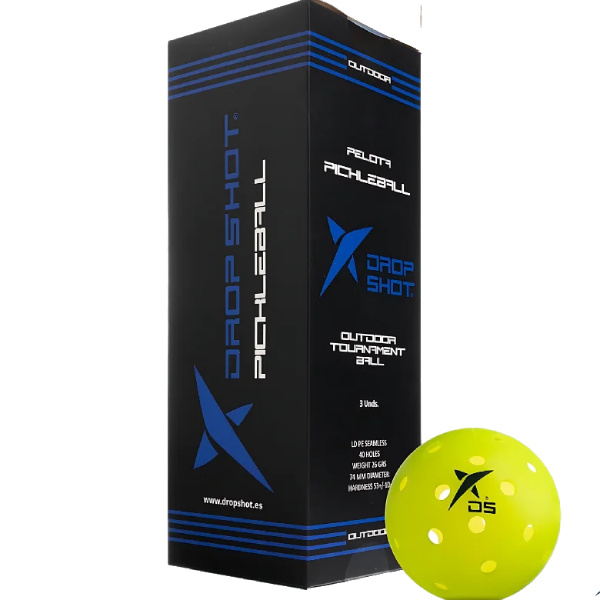 Pickleball kamuoliukai Drop shot Pickle Ball Outdoor x3