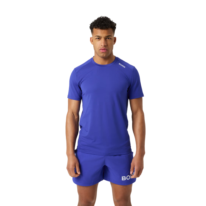 Vyriški marškinėliai Bjorn Borg Atletic T-shirt, Clematis Blue