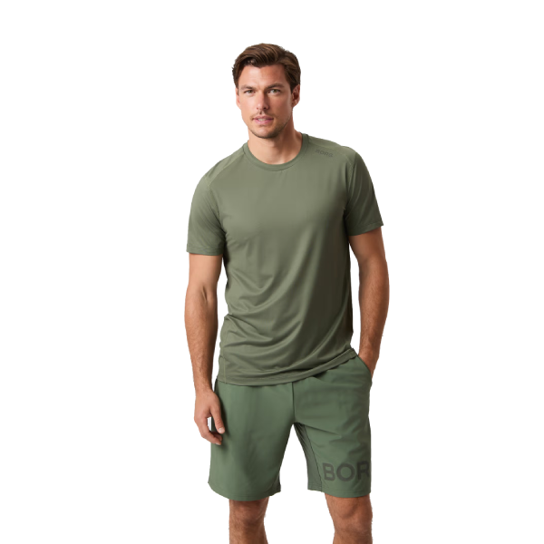 Vyriški marškinėliai Bjorn Borg Atletic T-shirt, Thyme