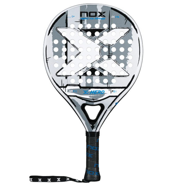 Padelio raketė NOX X-Hero White 2026 (350-360g)